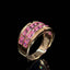 14K GOLD 2.33 CTW NATURAL PADPARADSCHA SAPPHIRE & DIAMOND RING