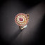 14K GOLD 0.70 CTW NATURAL RUBY & DIAMOND RING