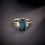 14K GOLD 3.35 CT NATURAL TOURMALINE & DIAMOND RING