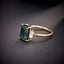 14K GOLD 3.35 CT NATURAL TOURMALINE & DIAMOND RING