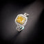 14K GOLD 1.76 CTW NATURAL YELLOW DIAMOND & DIAMOND RING