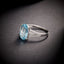 14K GOLD 3.2 CTW NATURAL AQUAMARINE & DIAMOND RING
