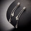14K GOLD 0.36 CT NATURAL H DIAMOND EARRINGS