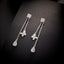 14K GOLD 0.36 CT NATURAL H DIAMOND EARRINGS