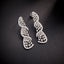 14K GOLD 2.02 CT NATURAL H DIAMOND EARRINGS