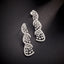 14K GOLD 2.02 CT NATURAL H DIAMOND EARRINGS