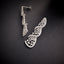 14K GOLD 2.02 CT NATURAL H DIAMOND EARRINGS