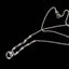 14K GOLD 0.5 CT NATURAL H DIAMOND NECKLACE