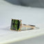 14K GOLD 3.03 CTW NATURAL TOURMALINE & DIAMOND RING