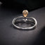14K GOLD 0.60 CTW NATURAL YELLOW DIAMOND & DIAMOND RING