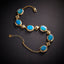 14K GOLD 7.00 CTW NATURAL OPAL & DIAMOND BRACELET