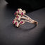 14K GOLD 0.56 CTW NATURAL RUBY & DIAMOND RING
