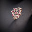 14K GOLD 0.56 CTW NATURAL RUBY & DIAMOND RING