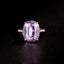 14K GOLD 10.23 CTW NATURAL KUNZITE & DIAMOND RING