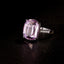 14K GOLD 10.23 CTW NATURAL KUNZITE & DIAMOND RING