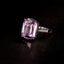 14K GOLD 10.23 CTW NATURAL KUNZITE & DIAMOND RING