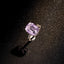 14K GOLD 10.23 CTW NATURAL KUNZITE & DIAMOND RING