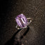 14K GOLD 10.23 CTW NATURAL KUNZITE & DIAMOND RING