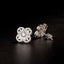 14K GOLD 0.72 CT NATURAL H DIAMOND EARRINGS
