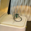 14K GOLD 5.2 CTW VIVID GREEN NATURAL EMERALD & DIAMOND RING