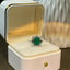 14K GOLD 5.2 CTW VIVID GREEN NATURAL EMERALD & DIAMOND RING