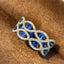 14k Gold 1.61 Ctw Natural Sapphire & Diamond Ring