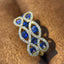 14k Gold 1.61 Ctw Natural Sapphire & Diamond Ring