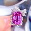 14k Gold 15.07 Ctw Natural Kunzite & Diamond Ring