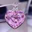 14k Gold 28.5 Ct Natural Kunzite & Diamond Pendant( Without Chain )