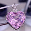 14k Gold 28.5 Ct Natural Kunzite & Diamond Pendant( Without Chain )