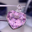 14k Gold 28.5 Ct Natural Kunzite & Diamond Pendant( Without Chain )