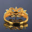 14k Gold 0.56 Ctw Natural Opal & Diamond Ring