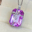 14k Gold 25.75 Ct Natural Kunzite & Diamond Pendant( Without Chain )
