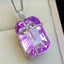 14k Gold 25.75 Ct Natural Kunzite & Diamond Pendant( Without Chain )