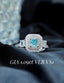 GIA CERTIFIED 14K GOLD 2.28 CTW NATURAL BLUE DIAMOND & DIAMOND RING