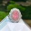 14K GOLD 2.94 CTW NATURAL PINK DIAMOND & DIAMOND RING/PENDANT