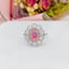 GIA CERTIFIED 14K GOLD 3.02 CTW NATURAL PINK DIAMOND & DIAMOND RING/PENDANT