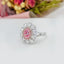 GIA CERTIFIED 14K GOLD 3.02 CTW NATURAL PINK DIAMOND & DIAMOND RING/PENDANT