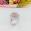 GIA CERTIFIED 14K GOLD 3.02 CTW NATURAL PINK DIAMOND & DIAMOND RING/PENDANT