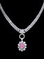 GIA CERTIFIED 14K GOLD 2.53 CT NATURAL PINK DIAMOND & DIAMOND RING/PENDANT