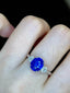 18K GOLD 2.96 CTW UNHEATED SAPPHIRE & DIAMOND RING