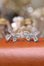 14k Gold 0.7 Ct Natural H Diamond Earrings