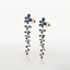 14K Yellow Gold 0.35 CTW Natural Blue Sapphire Earrings
