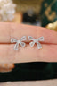 14k Gold 0.7 Ct Natural H Diamond Earrings