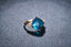 18K YELLOW GOLD 9.58 CTW NATURAL TOPAZ & DIAMOND RING