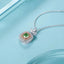 Platinum 0.6 CTW Natural Green Diamond & Diamond Pendant(Customized item)