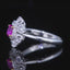 14K GOLD 0.54 CTW NATURAL PADPARADSCHA SAPPHIRE & DIAMOND RING