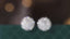 14K GOLD 0.94 CT NATURAL H DIAMOND EARRINGS