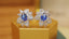 14K GOLD 1.36 CTW NATURAL SAPPHIRE & DIAMOND EARRINGS