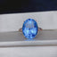 14K GOLD 8.03 CTW NATURAL TOPAZ & DIAMOND RING